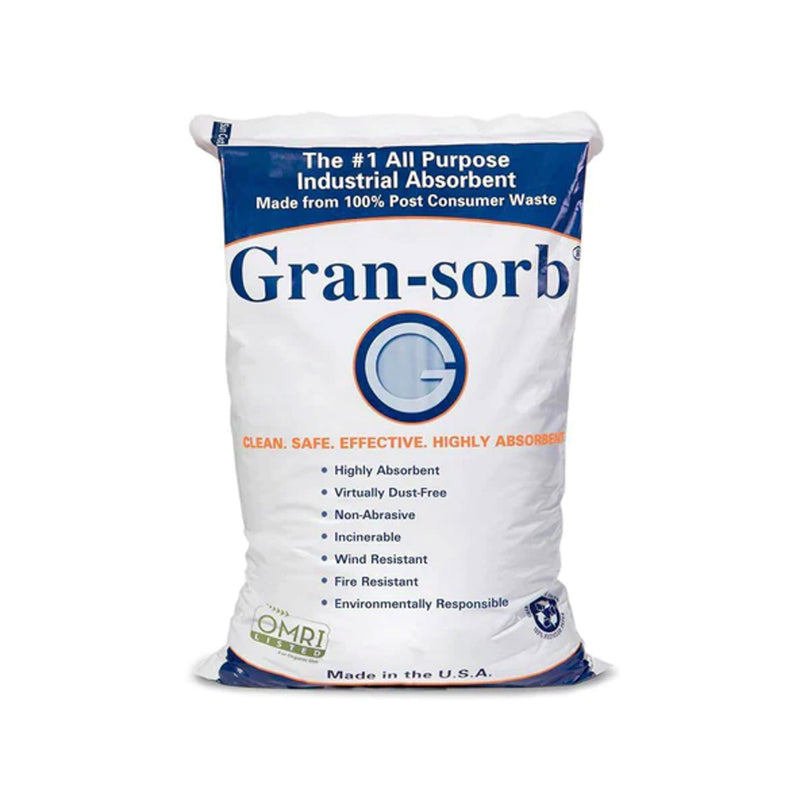 A bag of Gran-sorb absorbent