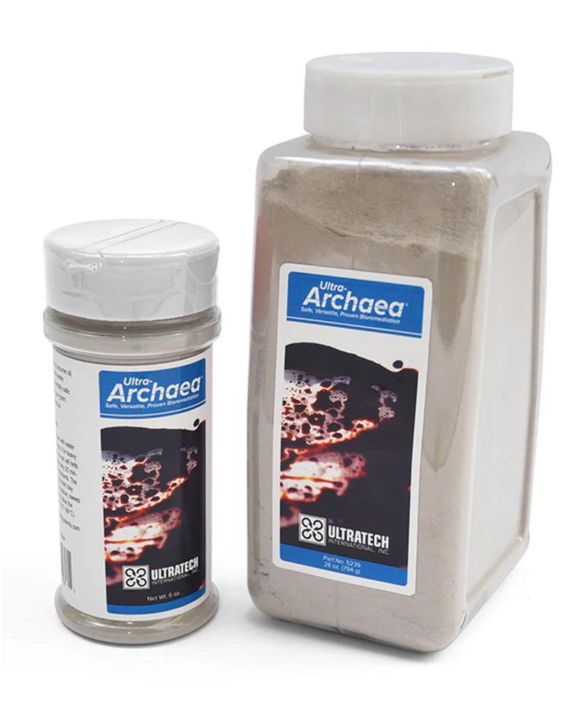A bottle and shaker of Ultra-Archaea by UltraTech