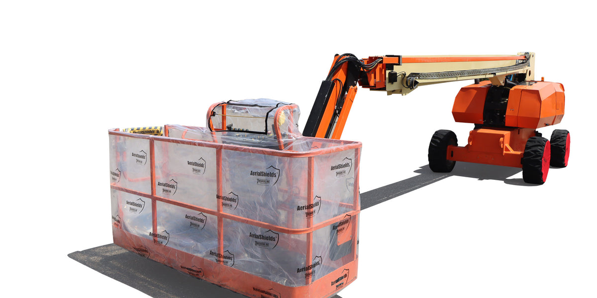 Boom Shield Move Boom Lift AerialShield® - Practical Overspray Protection — Consolidated ...